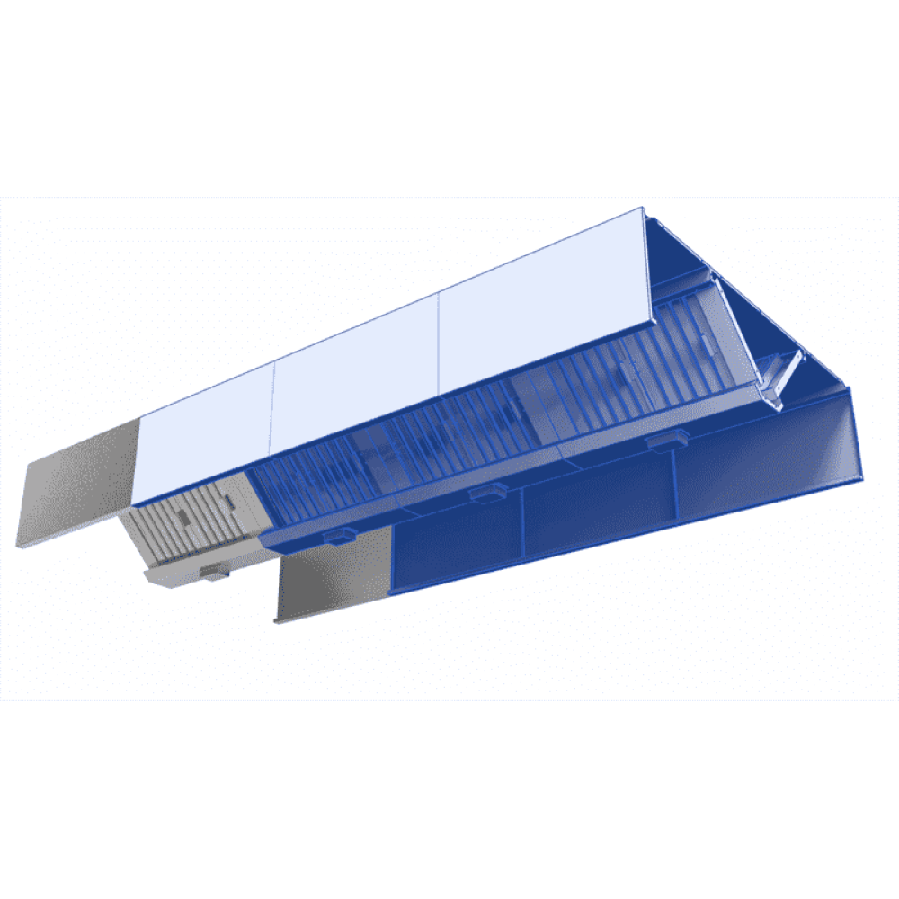 Commercial Kitchen Island Style Ventilation Canopy