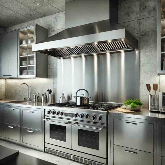 Stainless Steel Kitchen Splashbacks